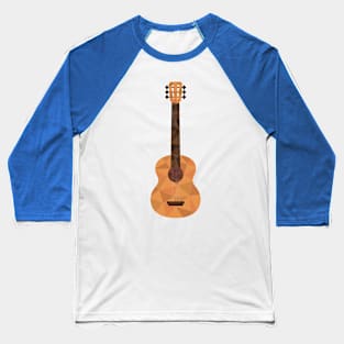 Low Poly Guitar Baseball T-Shirt